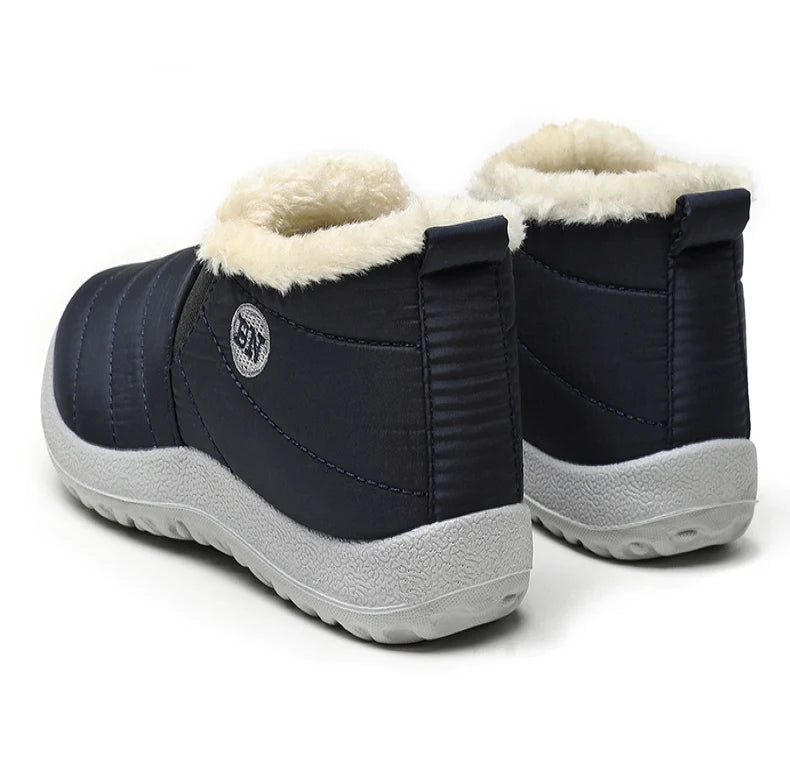 Men Boots Classics Waterproof Snow Boots For Winter Shoes Men's Black Fur Boots Ankle Winter Footwear Casual Botas Para Hombre