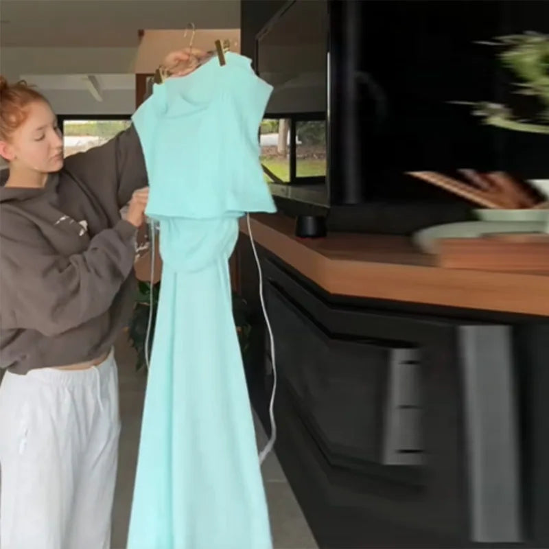 Chic Elegant See Through Maxi Dress For Women Fishbone Tube Top Spliced Long Robes  Lace Up Mesh Vestidos 2026 New Lady Dresses