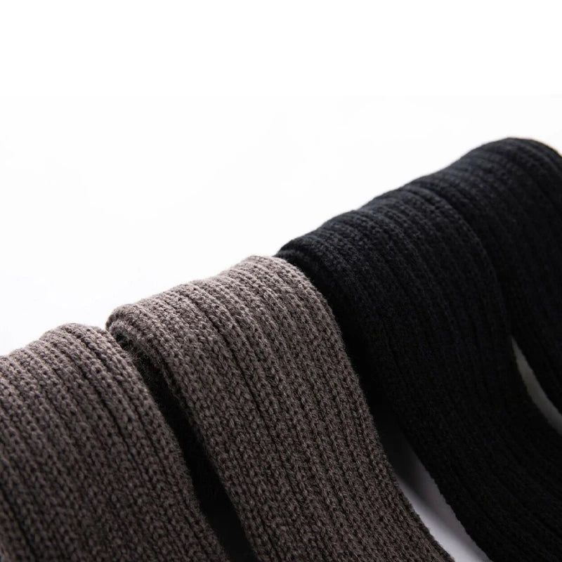Winter Long Warm Leg Warmers Knitting Knee High Socks Girl Boot Topper Sock Skinny Stockings Knitted Crochet Long Socks