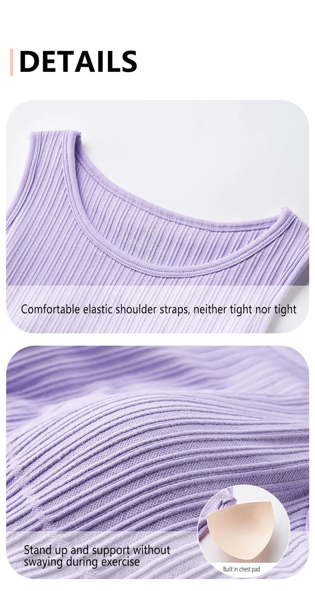 Women's Sports Fitness Suit Gym High Intensity Workout Shockproof Bra High Waisted Leggings Tights Yoga Suit Training Set