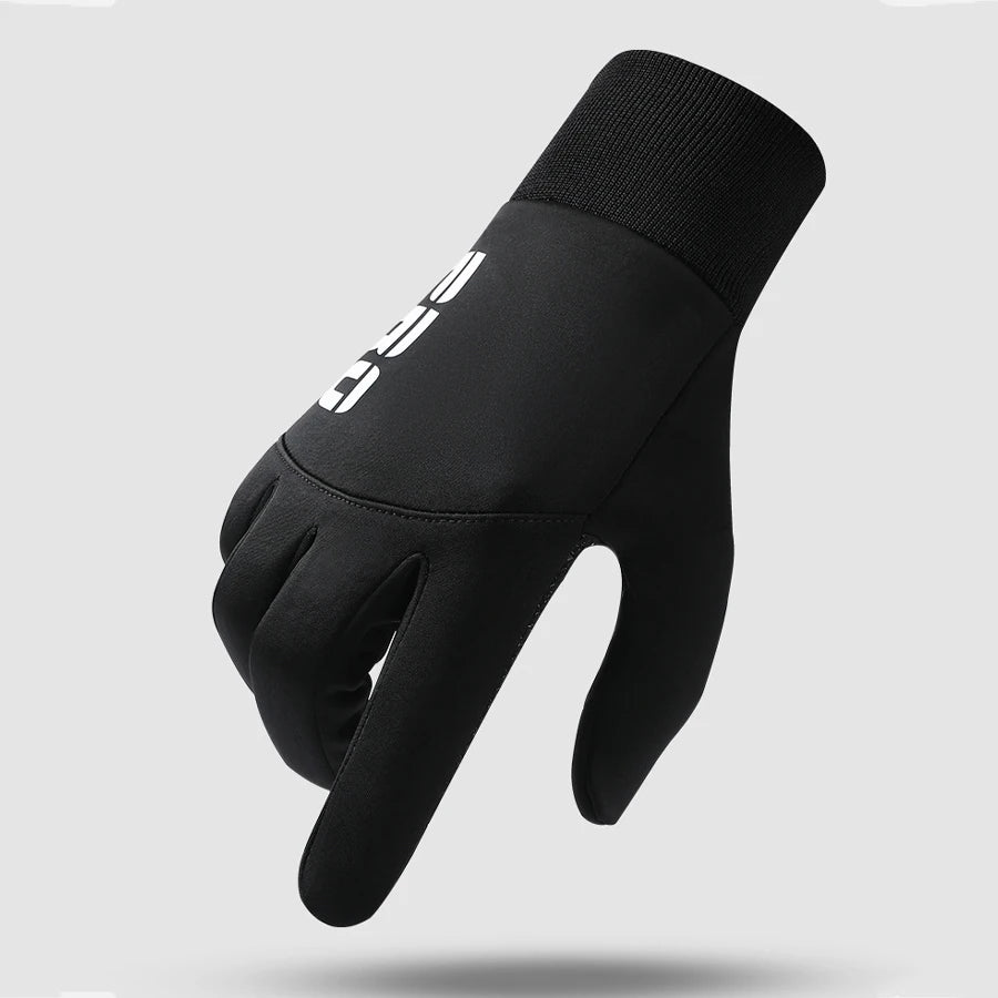 Winter Warm Gloves for Men with Thick Velvet, Windproof and Waterproof, Touchable Screen, Sports Running, Driving, Outdoor Cycli