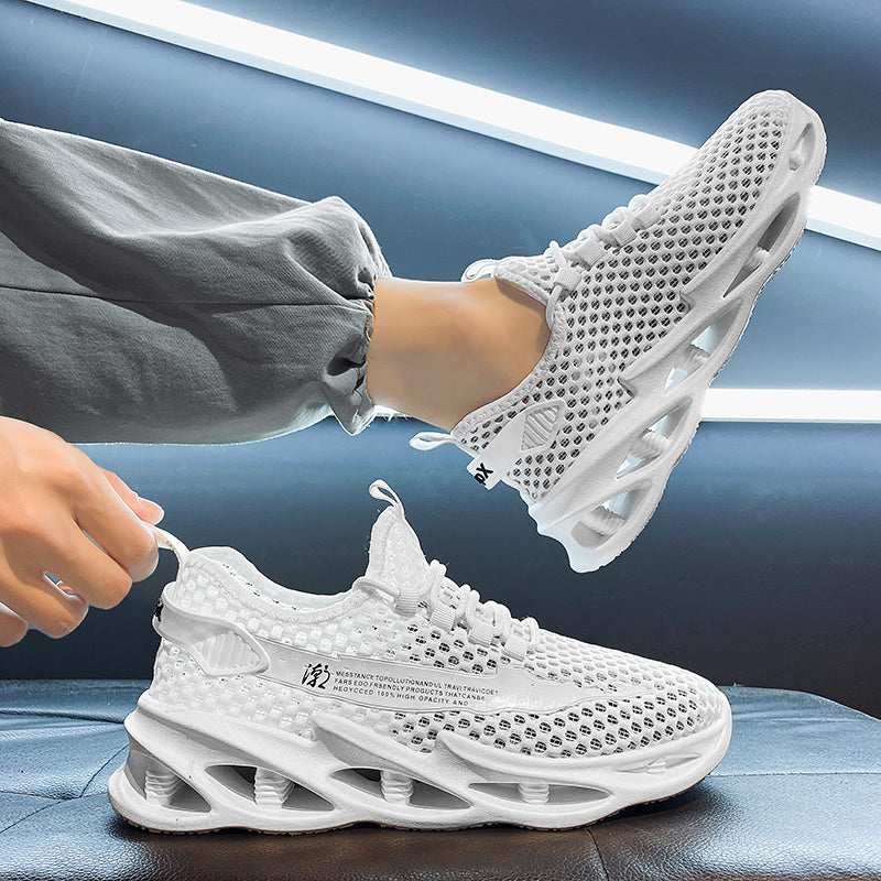 Men Shoes Summer 2023 New Breathable Mesh Hollow Tennis Shoes Man Running Sneakers Casual Sports Walking Shoes Tenis Masculino