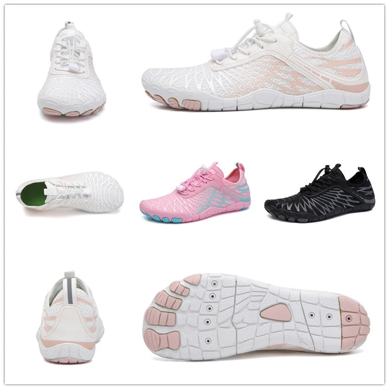 Women Men Aqua Shoes Beach Barefoot Water Sports Sneakers Unisex Summer Lightweight Quick Dry Outdoor Upstream Wading Swimming