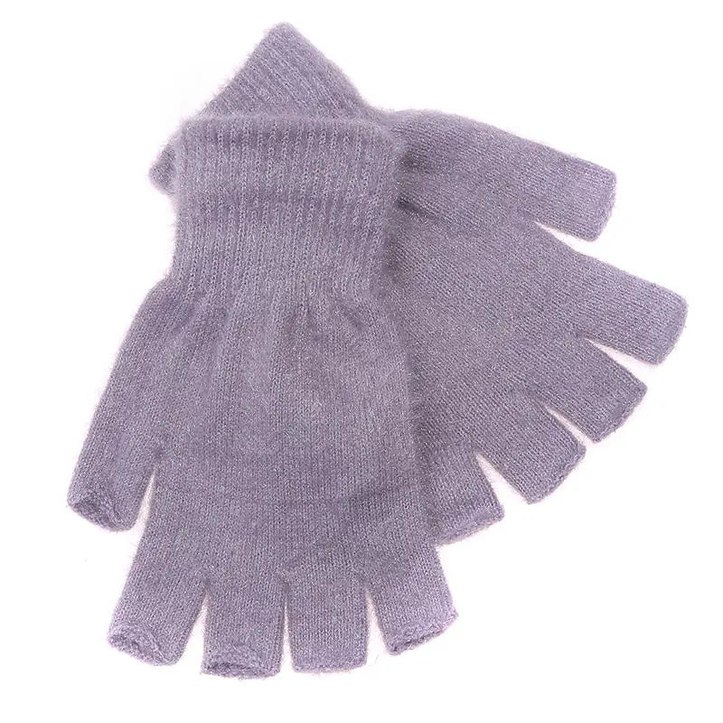 Children's Hat Scarf Gloves Suit Wool Monochrome Fried Dough Twists Warm Three Piece Children's Hat Scarf Gloves Suit