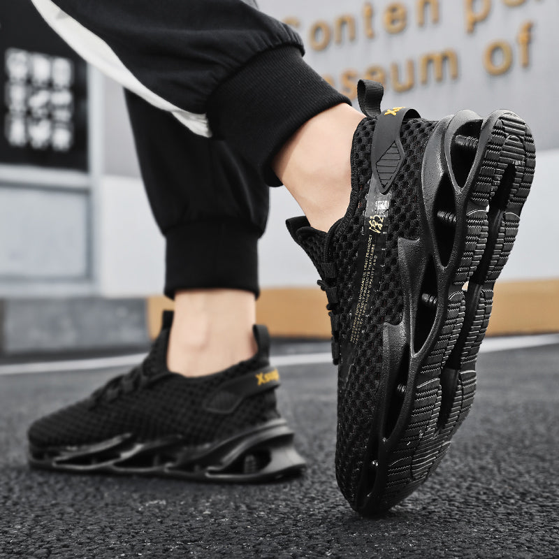 Men Shoes Summer 2023 New Breathable Mesh Hollow Tennis Shoes Man Running Sneakers Casual Sports Walking Shoes Tenis Masculino