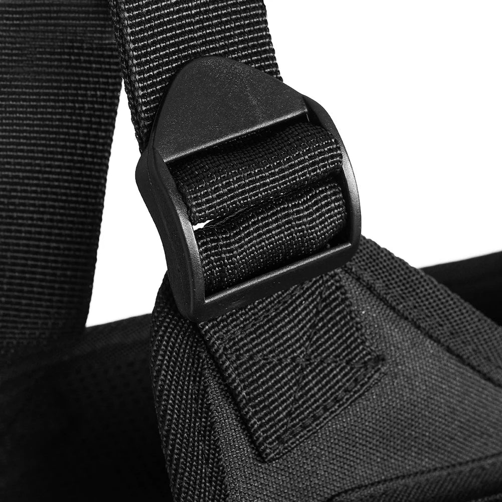 Front Chest Pack Multi-Pockets Fashion Sport Backpack Adjustable Strap Streetwear Chest Bag for Running Travel