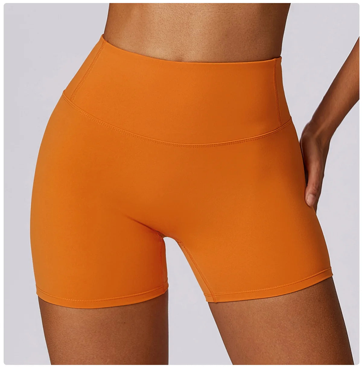 High Waist Workout Shorts Gym Wear Woman Fitness Outfits Yoga Pants Women Soft Workout Tights Spandex Solid Seamless Shorts