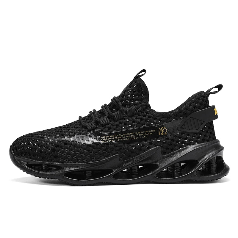 Men Shoes Summer 2023 New Breathable Mesh Hollow Tennis Shoes Man Running Sneakers Casual Sports Walking Shoes Tenis Masculino
