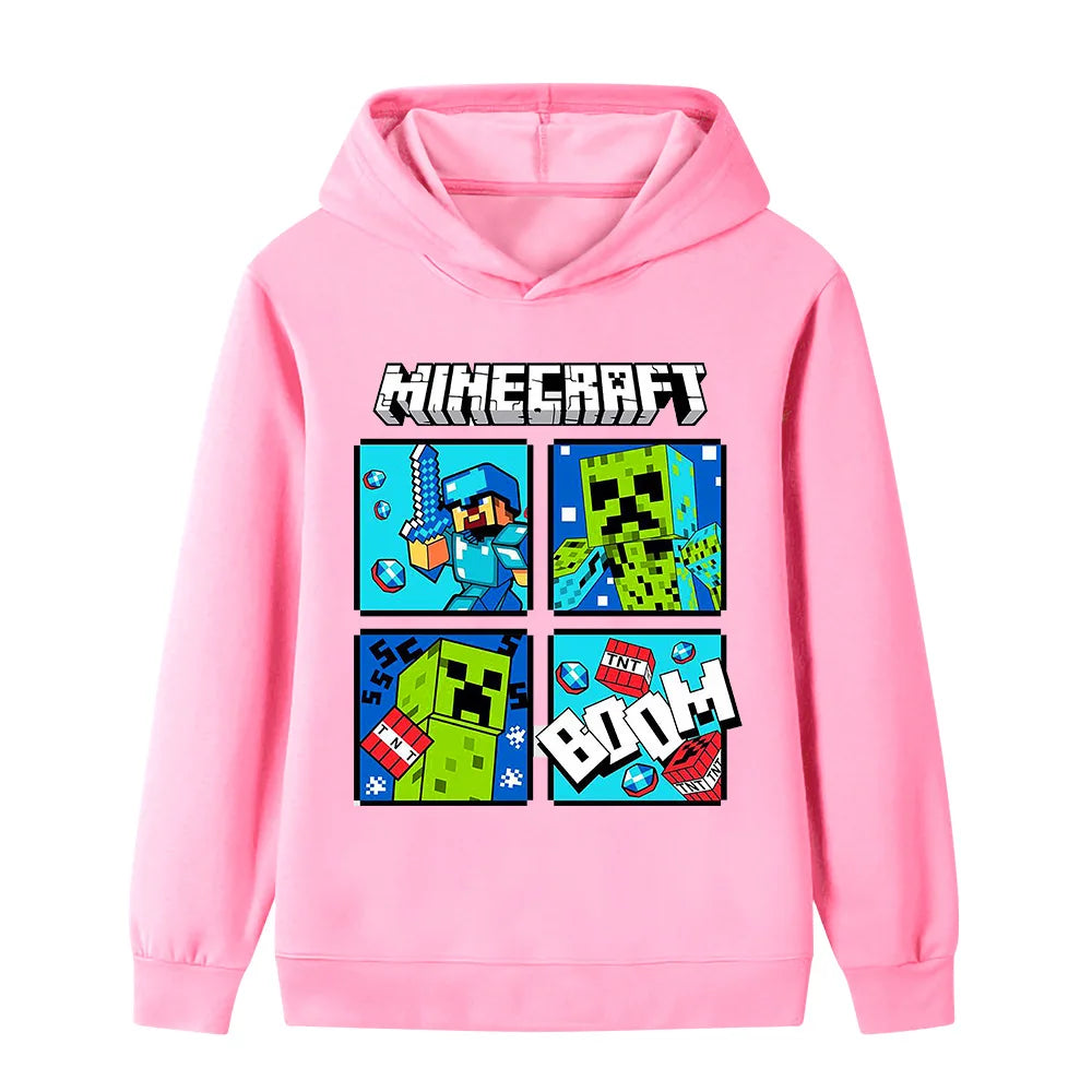 Fashionable and Trendy Hoodies for Boys and Girls, Warm for Autumn and Winter, Children's Tops, Comfortable and Versatile
