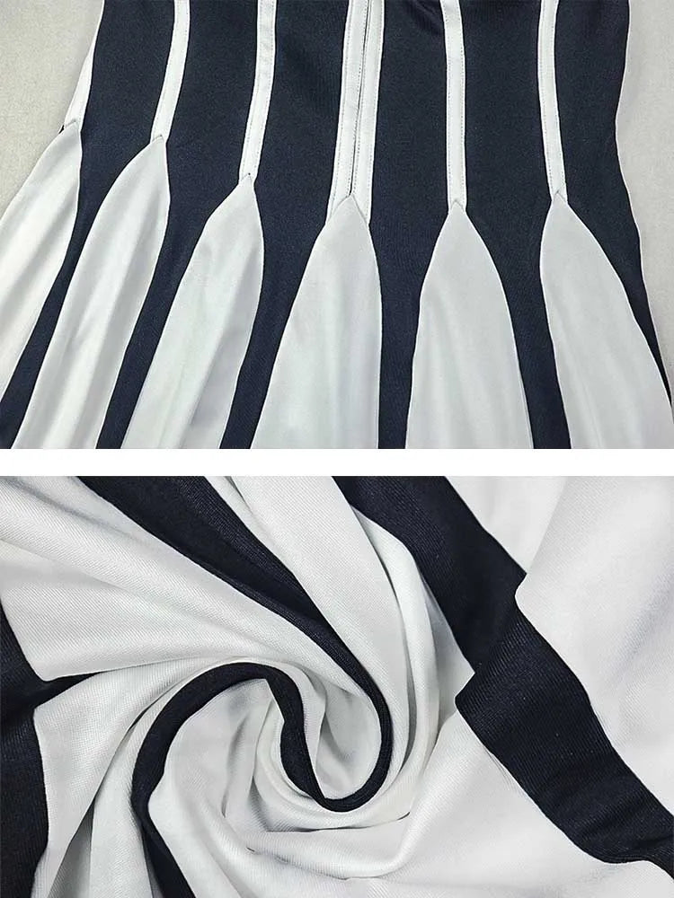 Short Sexy Dresses for Women Summer Female Clothing A Line Halter Neck Backless Dress Slimming Stretch Fabric Dress Pleated