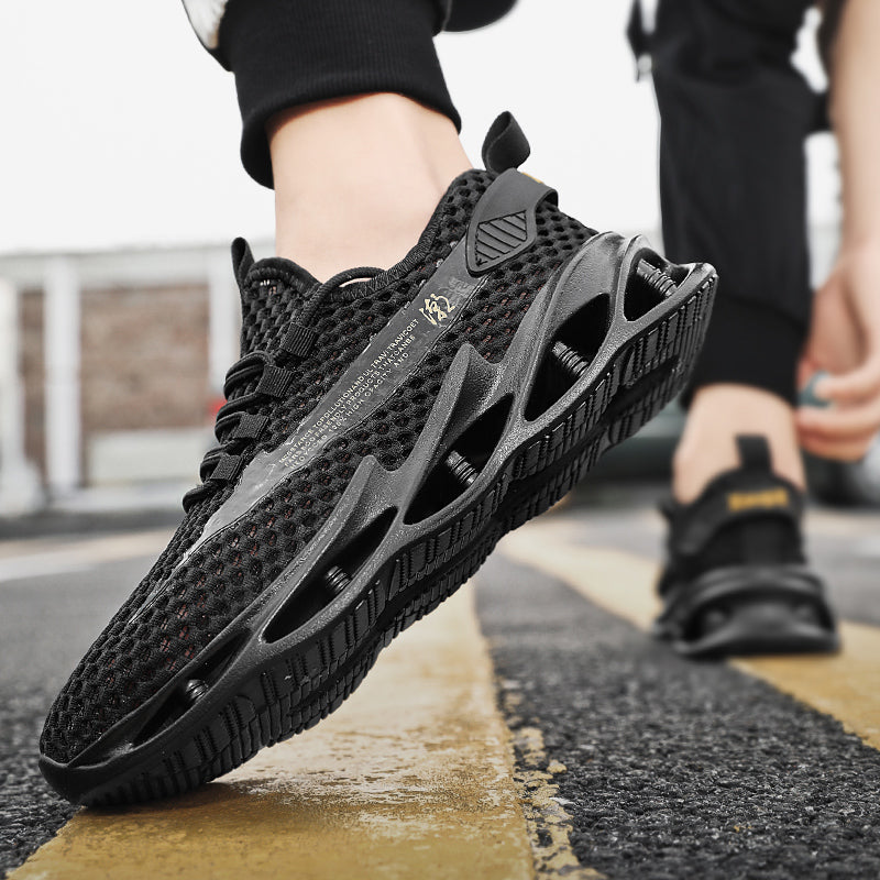 Men Shoes Summer 2023 New Breathable Mesh Hollow Tennis Shoes Man Running Sneakers Casual Sports Walking Shoes Tenis Masculino