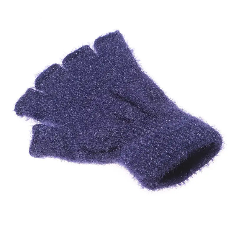 Children's Hat Scarf Gloves Suit Wool Monochrome Fried Dough Twists Warm Three Piece Children's Hat Scarf Gloves Suit