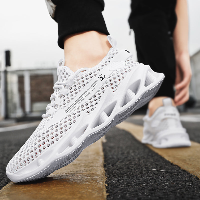 Men Shoes Summer 2023 New Breathable Mesh Hollow Tennis Shoes Man Running Sneakers Casual Sports Walking Shoes Tenis Masculino