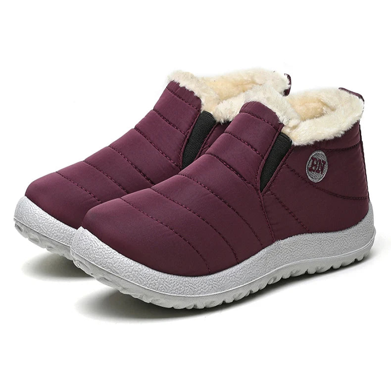 Men Boots Classics Waterproof Snow Boots For Winter Shoes Men's Black Fur Boots Ankle Winter Footwear Casual Botas Para Hombre