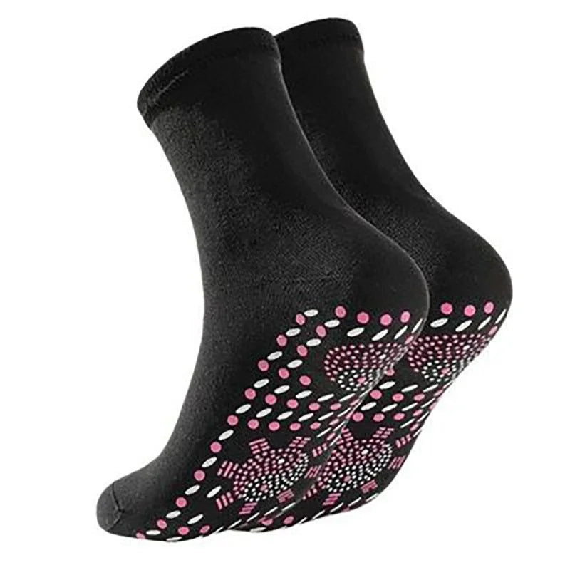 Winter Self-Heating Socks Thermal Heated Socks Soft Elastic Thicken Anti-Slip Socks for Women Men Outdoor Cycling Ski Tube Sock