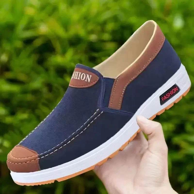 tenis masculino 2025 Summer Men Sneakers Lazy Flat Bottomed Person Casual Sneakers Comfortable And Lightweight Man Shoes