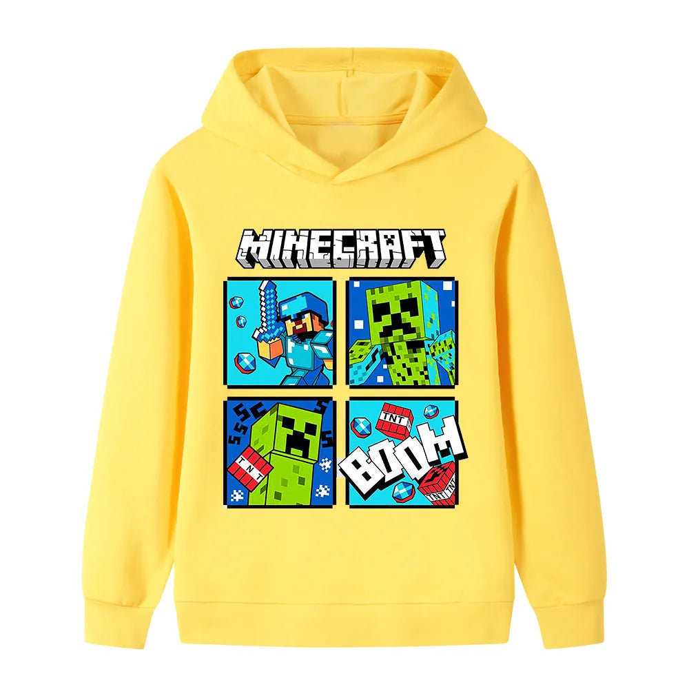 Fashionable and Trendy Hoodies for Boys and Girls, Warm for Autumn and Winter, Children's Tops, Comfortable and Versatile