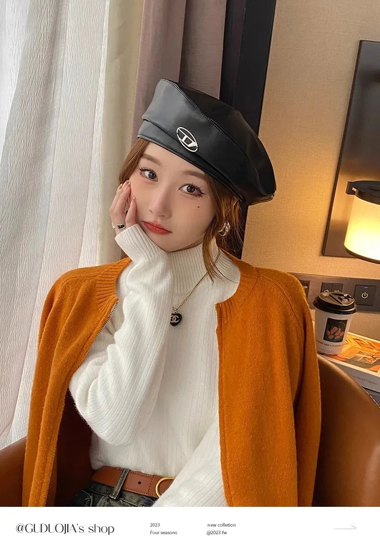 Sweater For Women Winter Thicken Turtleneck Slim Knit Pullover New Warm Plush Velvet Lined Knitwear Jumper Tops Casual Poleras