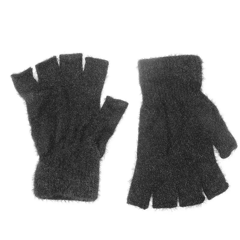 Children's Hat Scarf Gloves Suit Wool Monochrome Fried Dough Twists Warm Three Piece Children's Hat Scarf Gloves Suit