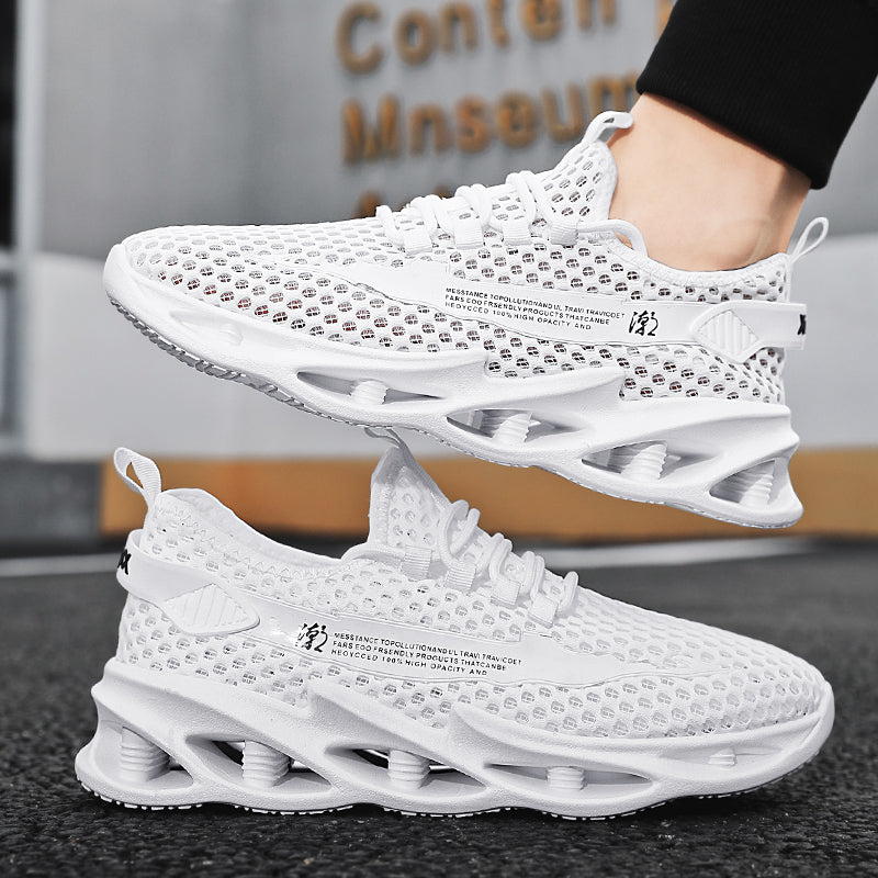 Men Shoes Summer 2023 New Breathable Mesh Hollow Tennis Shoes Man Running Sneakers Casual Sports Walking Shoes Tenis Masculino