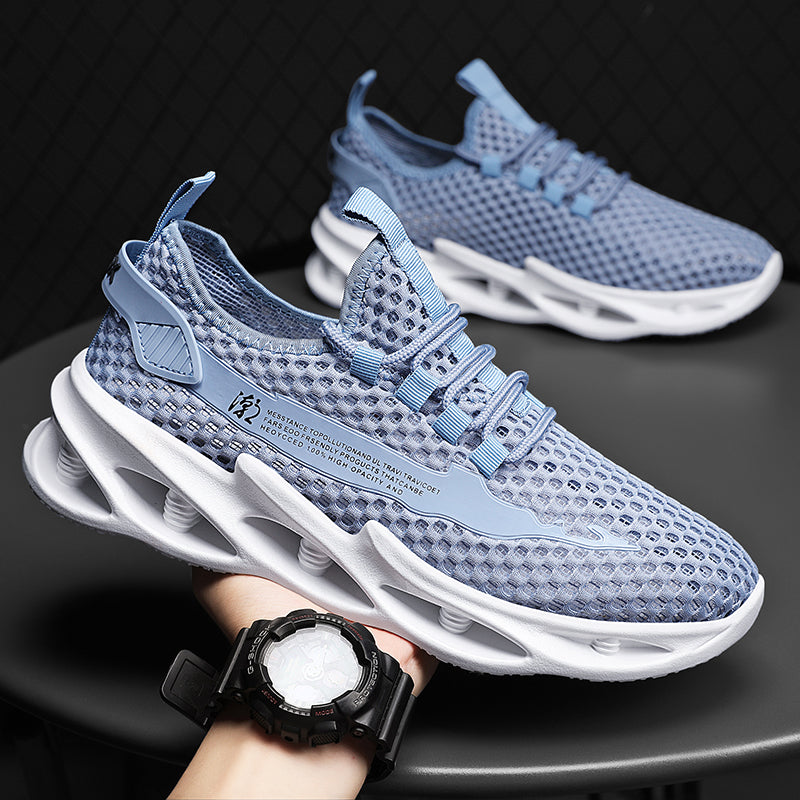 Men Shoes Summer 2023 New Breathable Mesh Hollow Tennis Shoes Man Running Sneakers Casual Sports Walking Shoes Tenis Masculino