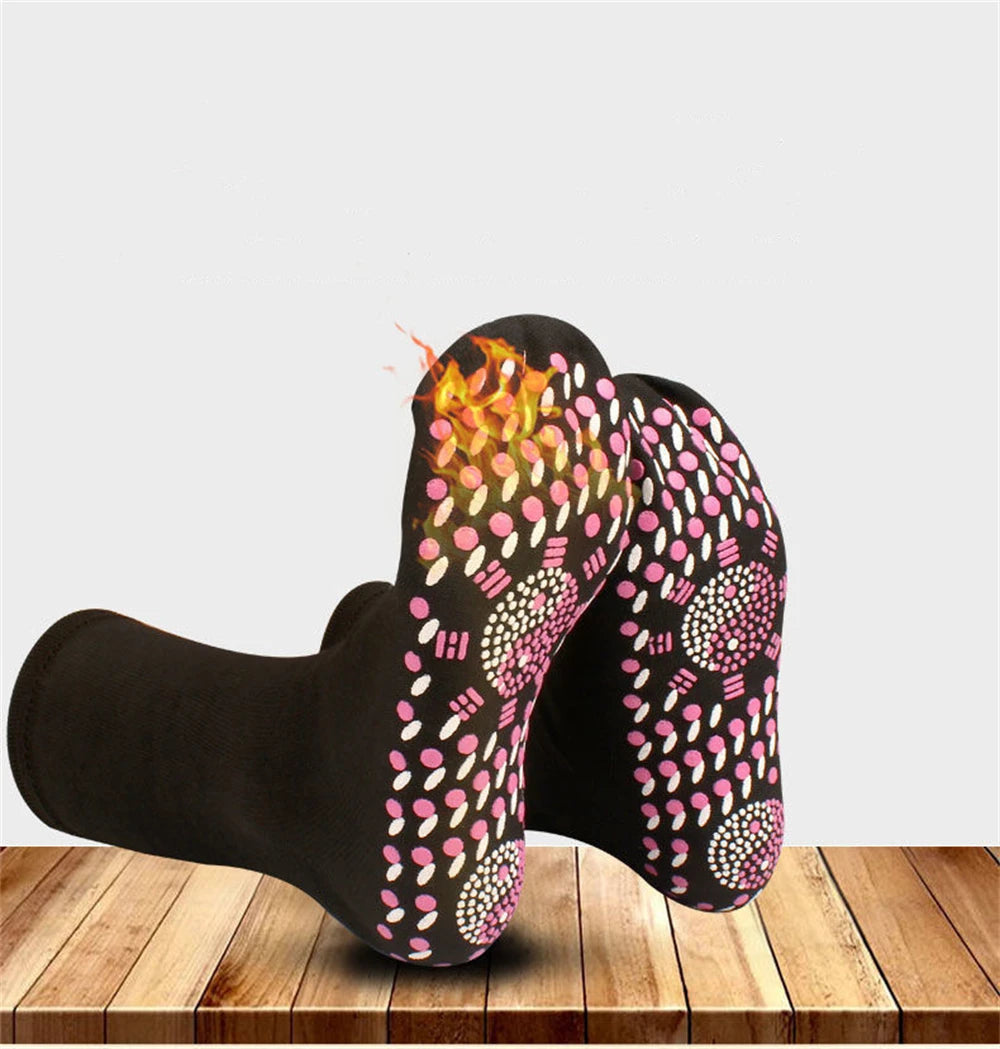 Winter Warm Magnetic Socks for Men and Women, Self-Heating Massage Therapy Comfortable Socks