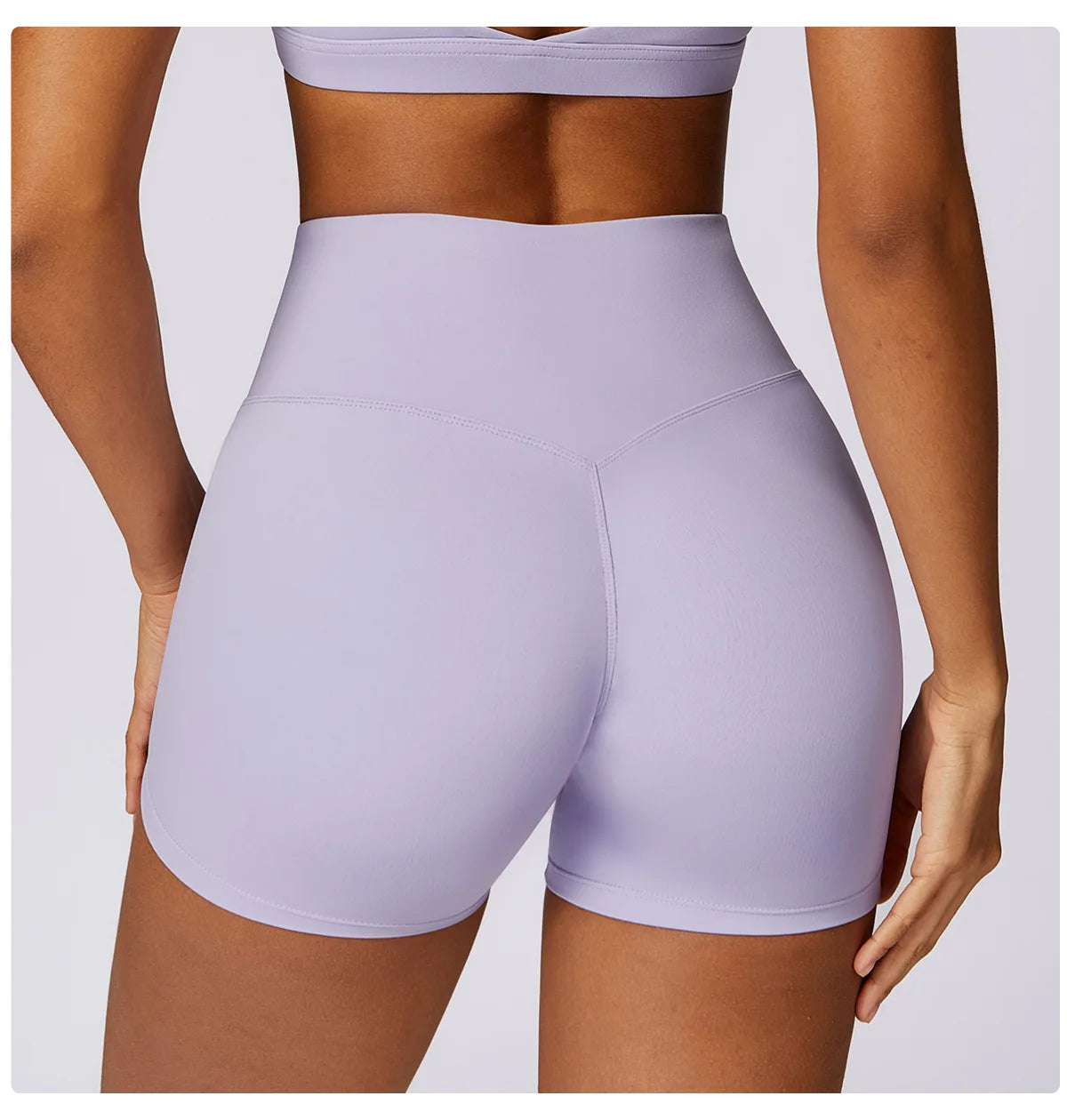 High Waist Workout Shorts Gym Wear Woman Fitness Outfits Yoga Pants Women Soft Workout Tights Spandex Solid Seamless Shorts