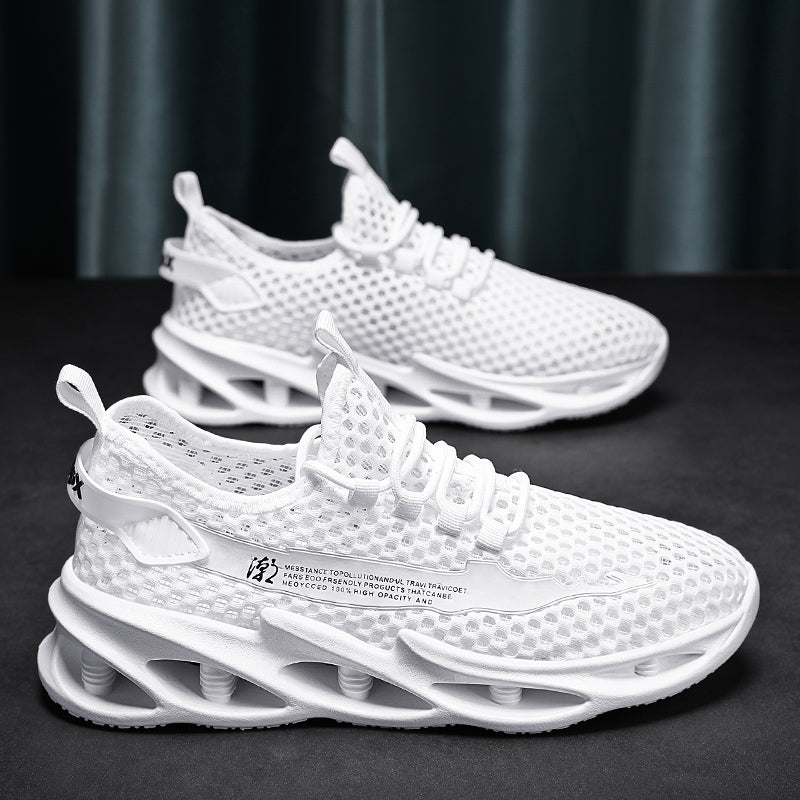 Men Shoes Summer 2023 New Breathable Mesh Hollow Tennis Shoes Man Running Sneakers Casual Sports Walking Shoes Tenis Masculino