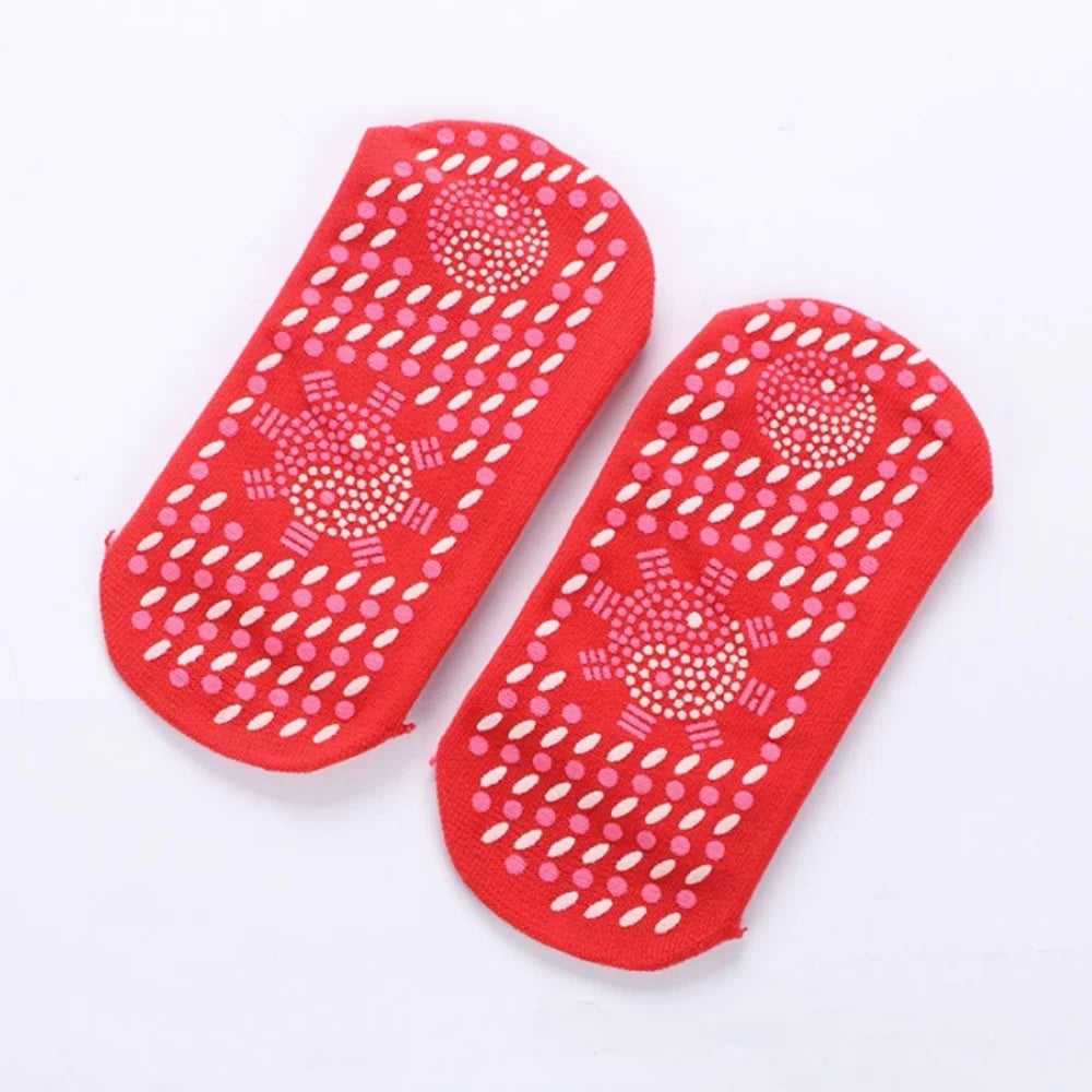 Winter Self-Heating Socks Thermal Heated Socks Soft Elastic Thicken Anti-Slip Socks for Women Men Outdoor Cycling Ski Tube Sock