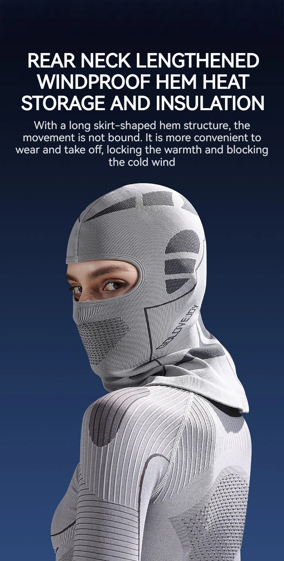 Men Women Cold-Proof Thermal Scarf Winter Ski Hat Balaclava Full Face Mask Ski Cycling Hunting Head Neck Cover Helmet Liner Cap