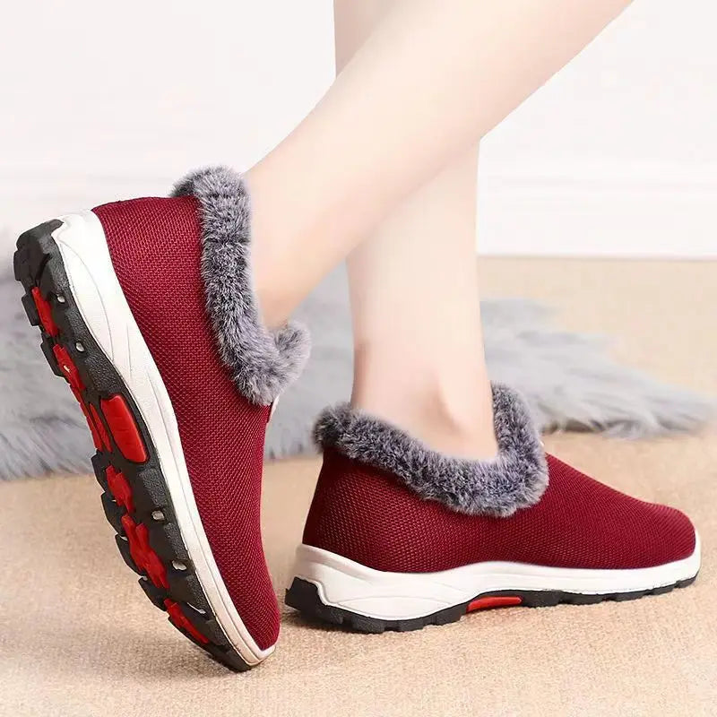 Waterproof Winter Boots for Women 2024 New Plush Snow Boots Women Ankle Boots Warm Black Couple Cotton Couples Platform Shoes