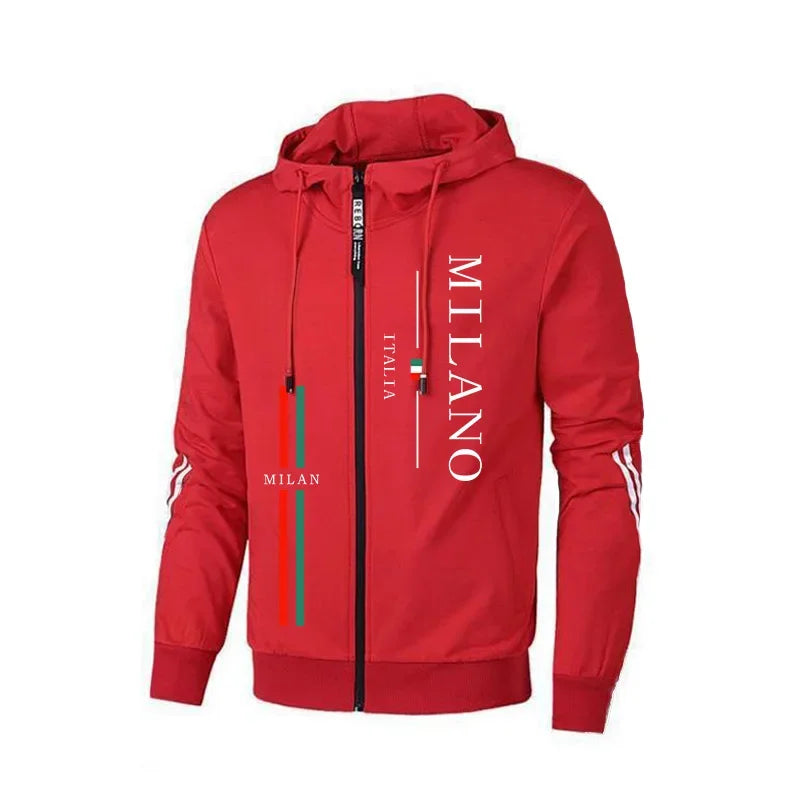 Fall Winter Daily Casual Sporty Jogger Set Fitness Jacket Outfit 2025 New Arrival Men's Tracksuit Zip-up Hoodie Black Sweatpants