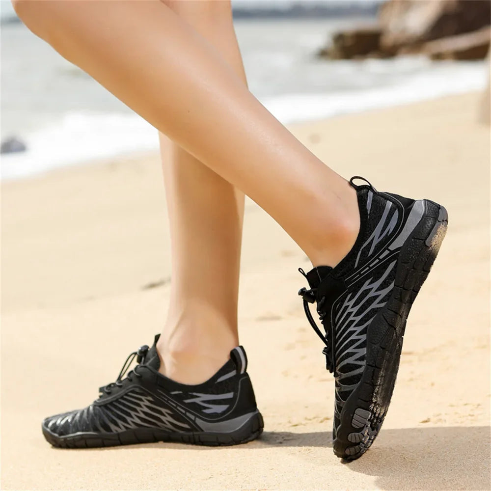 Women Men Aqua Shoes Beach Barefoot Water Sports Sneakers Unisex Summer Lightweight Quick Dry Outdoor Upstream Wading Swimming
