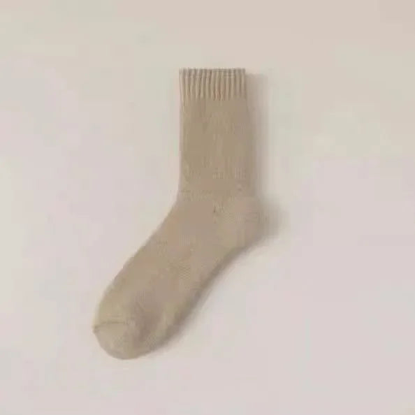 Winter Thermal Socks for Men Thickened Fleece Lined Long Socks Cashmere Feel Heat Retention Cold Weather Warm Sock Outdoor Sking
