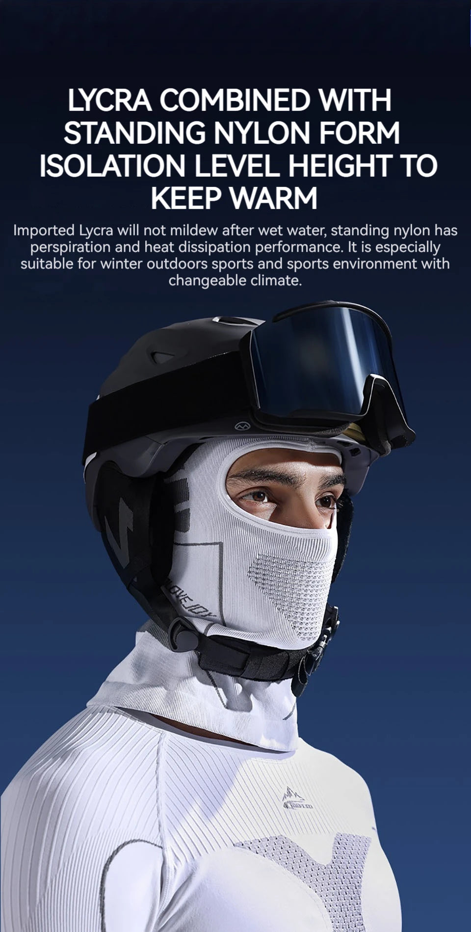 Men Women Cold-Proof Thermal Scarf Winter Ski Hat Balaclava Full Face Mask Ski Cycling Hunting Head Neck Cover Helmet Liner Cap