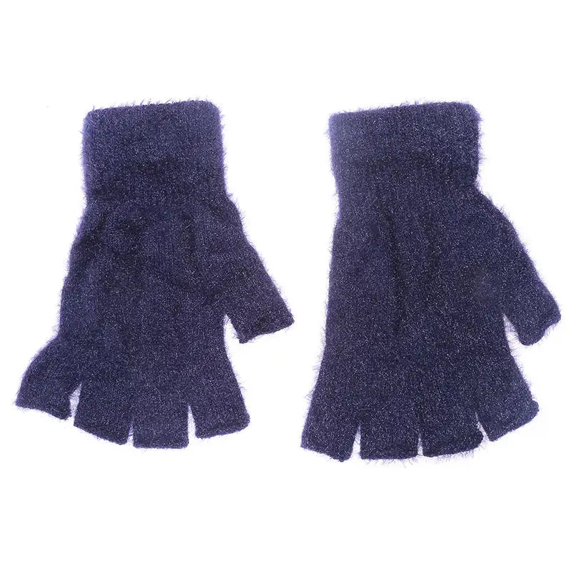 Children's Hat Scarf Gloves Suit Wool Monochrome Fried Dough Twists Warm Three Piece Children's Hat Scarf Gloves Suit