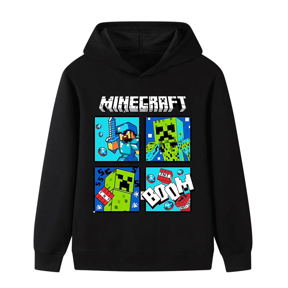 Fashionable and Trendy Hoodies for Boys and Girls, Warm for Autumn and Winter, Children's Tops, Comfortable and Versatile
