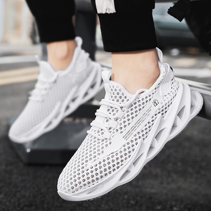 Men Shoes Summer 2023 New Breathable Mesh Hollow Tennis Shoes Man Running Sneakers Casual Sports Walking Shoes Tenis Masculino