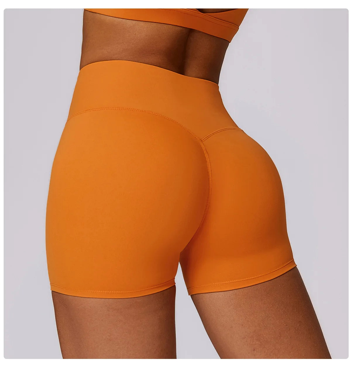 High Waist Workout Shorts Gym Wear Woman Fitness Outfits Yoga Pants Women Soft Workout Tights Spandex Solid Seamless Shorts
