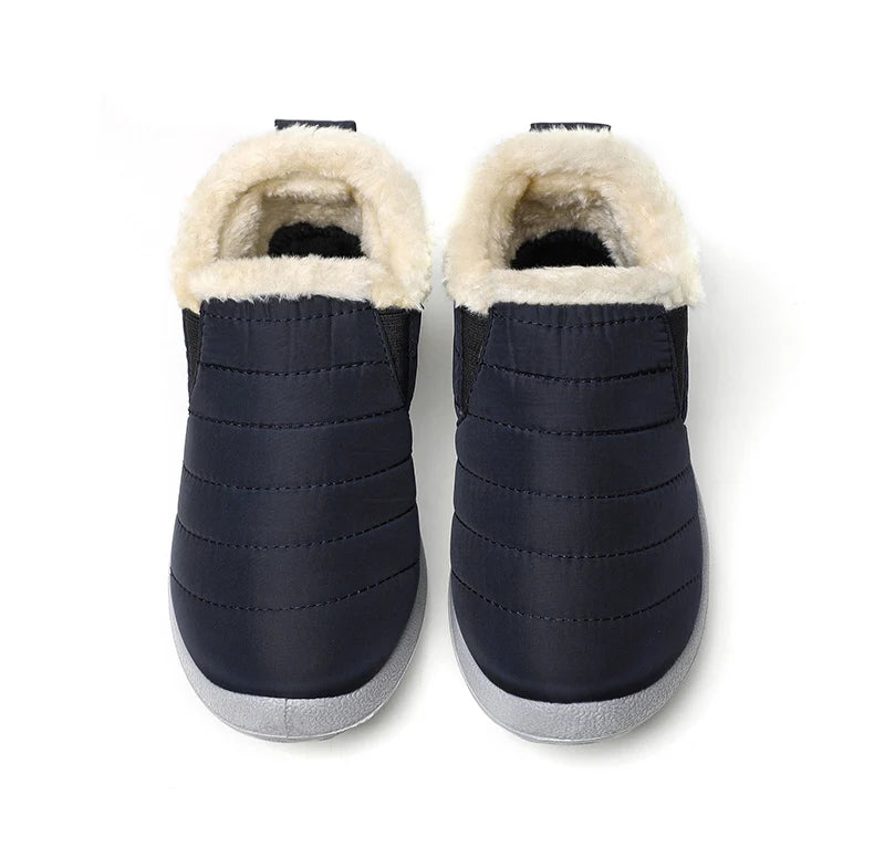Men Boots Classics Waterproof Snow Boots For Winter Shoes Men's Black Fur Boots Ankle Winter Footwear Casual Botas Para Hombre
