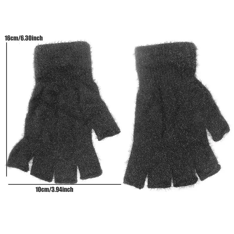 Children's Hat Scarf Gloves Suit Wool Monochrome Fried Dough Twists Warm Three Piece Children's Hat Scarf Gloves Suit