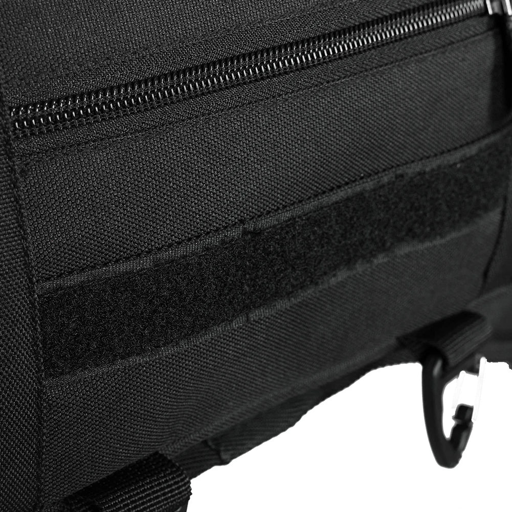 Front Chest Pack Multi-Pockets Fashion Sport Backpack Adjustable Strap Streetwear Chest Bag for Running Travel